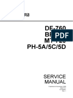 DF-760 BF-720 MT-720 PH-5A/5C/5D: Service Manual