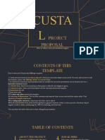 Custal Project Proposal by Slidesgo