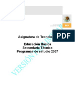 Programa de Tecnología 2007