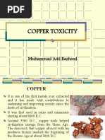 Copper Toxicity: Muhammad Adil Rasheed