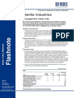 Sterlite Industries: Management Meet Note