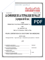 La Chirurgie de La Tetralogie de Fallot