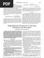 Single-Sideband Transmission by Envelope: Elimination Restoration