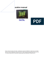 Fanuc 3t Operation Manual