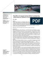 The Effect of Concept Cartoon Method On Enhancing Achievement in Chemistry at Secondary School Level