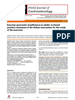 Exocrine Pancreatic Insufficiency in Adults