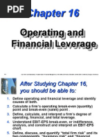 Operating and Financial Leverage Operating and Financial Leverage