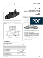 Ds3Jb: Series 10 Subplate Mounting NFPA D03 (ISO 4401-03) P Max