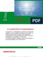 Diapositivas Hidrostatica e Hidrodinamica.