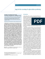 Development of a strategy for the screening of α-glucosidase-producing microorganisms