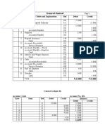 General Journal: Date Account Titles and Explanation Ref Debit Credit