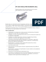 High-Voltage Sf6 Gas Insulated Busbars (Gil) : Field of Application