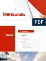 Portfolio Hotel Management SPHM Hospitality