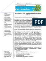 Anoverviewofwastemanagementinpharmaceutical PDF