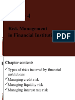 Risk Management in Financial Institutions