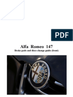 Alfa 147 - Brake Pad and Disc Change Guide (Front)