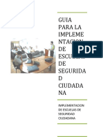 Guia para La Implementacion de Escuelas de Seguridad Ciudadana