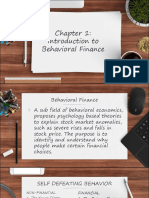 Behavioral Finance First Sem PDF