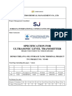 Ultrasonic Level Transmitter Datasheet Rev.0