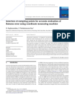 Selection of Sampling Points For Accurate Evaluation of Atness Error Using Coordinate Measuring Machine