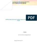 Estructura de Un Aula Virtual Basado en La Metodología PACIE