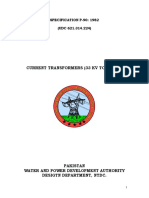 Current Transformers (33 KV To 132 KV) : SPECIFICATION P-90: 1982 (UDC 621.314.224)