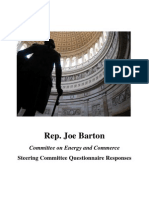 Rep. Joe Barton's Committee On Energy and Commerce