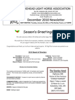 December 2010 Newsletter