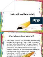 Instructional Materials Mariel