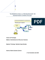 Elementos para La Programacion de Repertorios Conductuale1