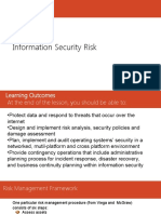 Lesson 3 Information Security Risk