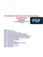 The Manual For The Home and Farm Production of Alcohol Fuel