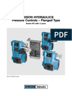 Denison Hydraulics Pressure Controls - Flanged Type: Series R5with 3 Ports