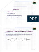 Microwave Filter Design Chp. 5: End-Coupled, Half-Wavelength Resonator Filters