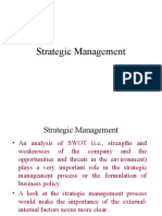 Environmental Analysis and Strategic Management