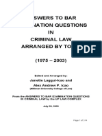 Answers To Bar Examination Questions in PDF