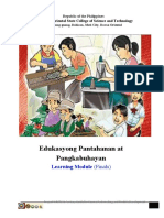 Edukasyong Pantahanan at Pangkabuhayan: Learning Module (Finals)