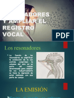 Diapositiva Los Resonadores Canto y Musica