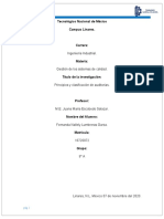 Principios y Clasificación de Auditorías.