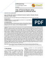 Thermal Conductivity of Food Products Using: A Correlation Analysis Based On Artificial Neural Networks (Anns)