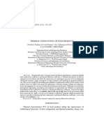 Acta Agrophysica, 2014, 21 (2), 121-129: Thermal Conductivity of Food Products