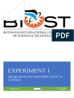 Separation and Identification of Cations