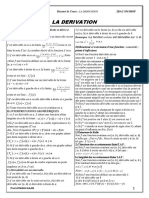 Derivation Resume de Cours 1 1 PDF