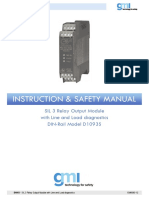 Instruction & Safety Manual: SIL 3 Relay Output Module With Line and Load Diagnostics DIN-Rail Model D1093S