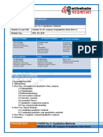 Analysis of Qualitative Data (Part 2)