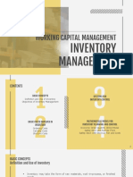 Topic8. PPT. WCM - Inventory Management