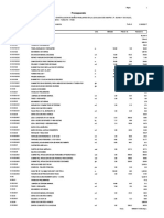 Presupuesto Anapia - Agua PDF