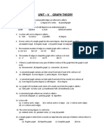 MCQs Unit 5 Graph Theory