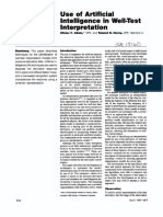 Use of Artificial Intelligence in Well-Test Interpretation: Olivier F. Allain, Roland N. Horne