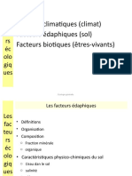 3 Facteurs Ecologiques